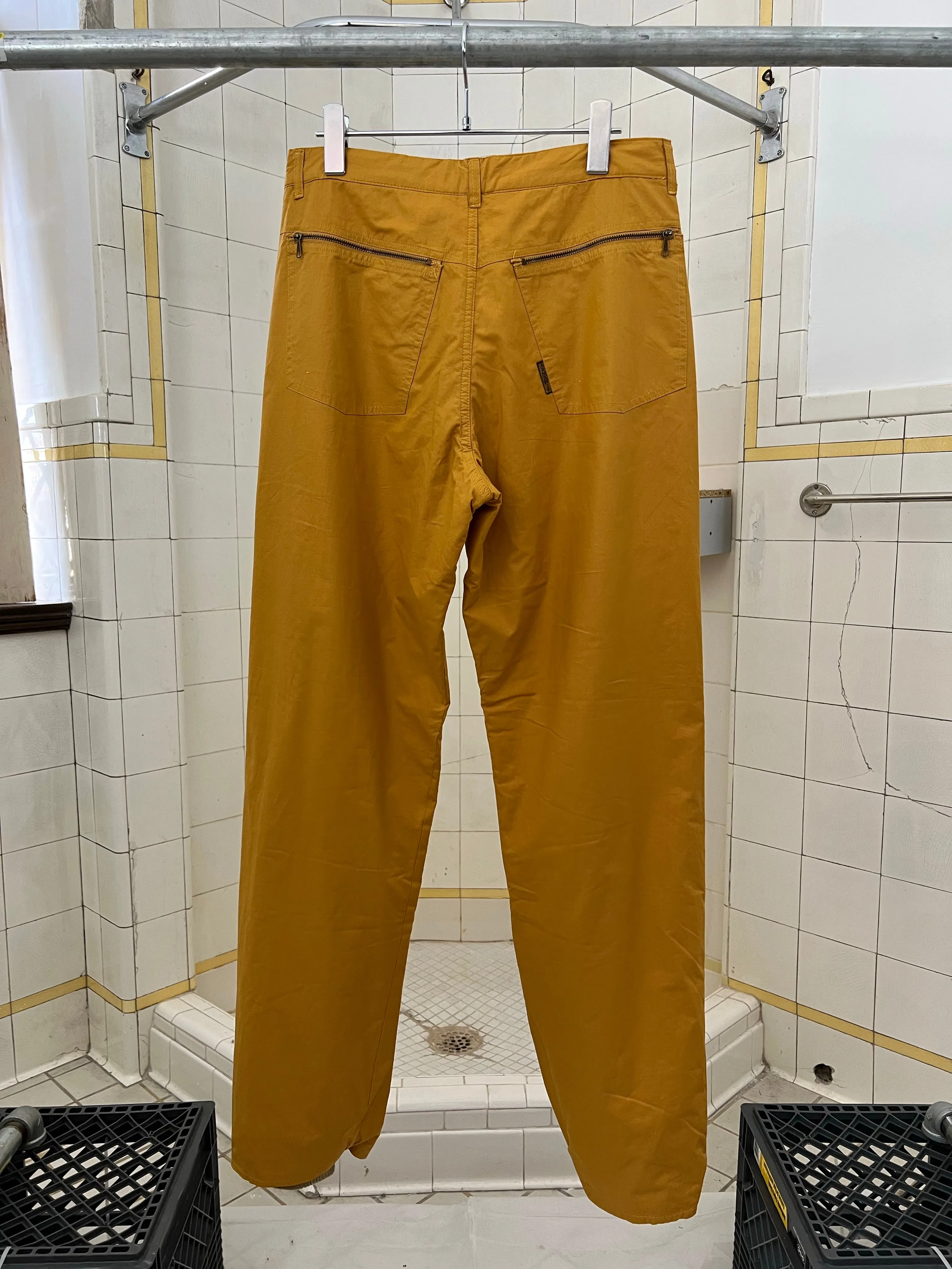 1980s Armani Yellow Ski Pants - Size M
