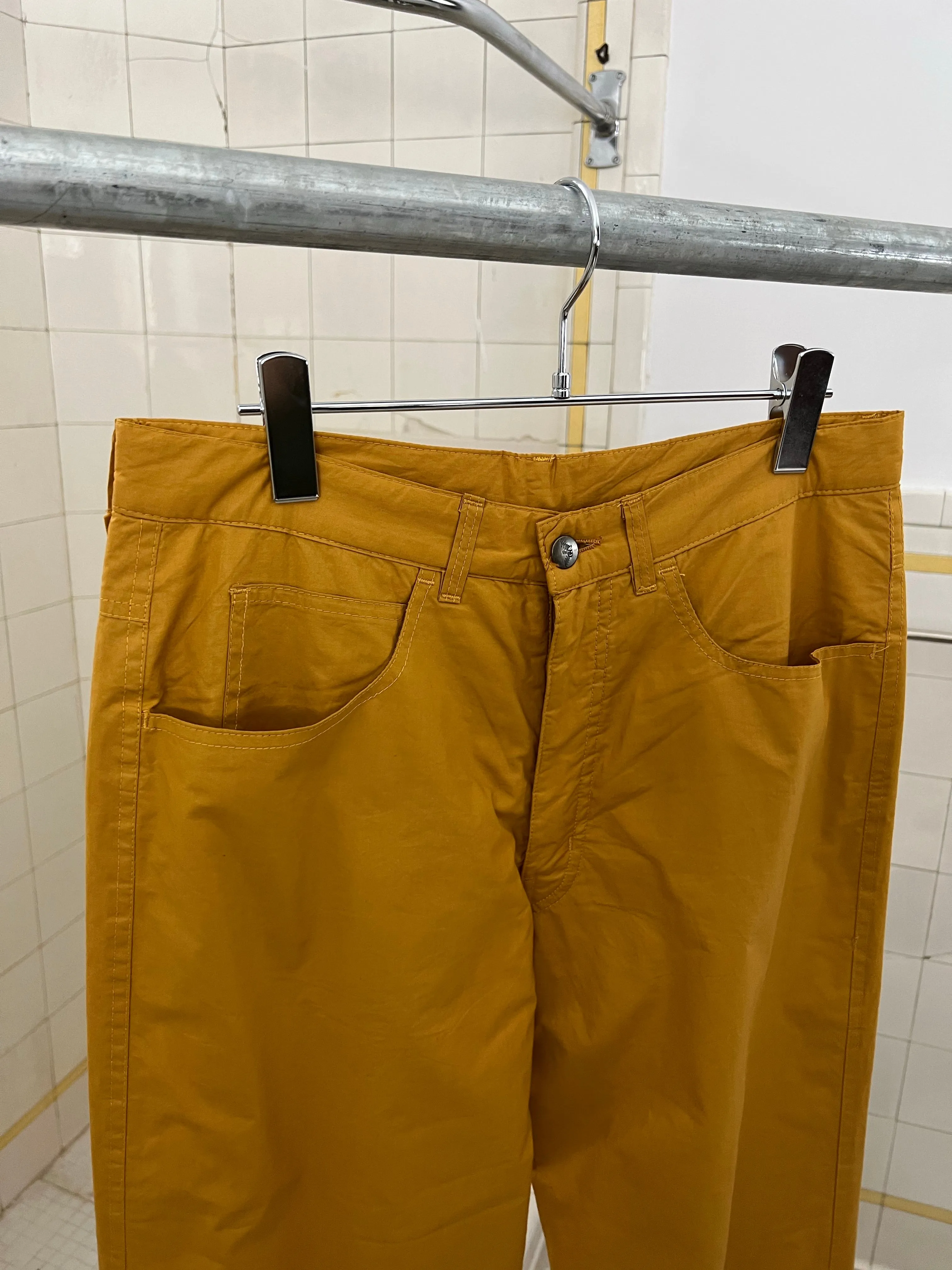 1980s Armani Yellow Ski Pants - Size M