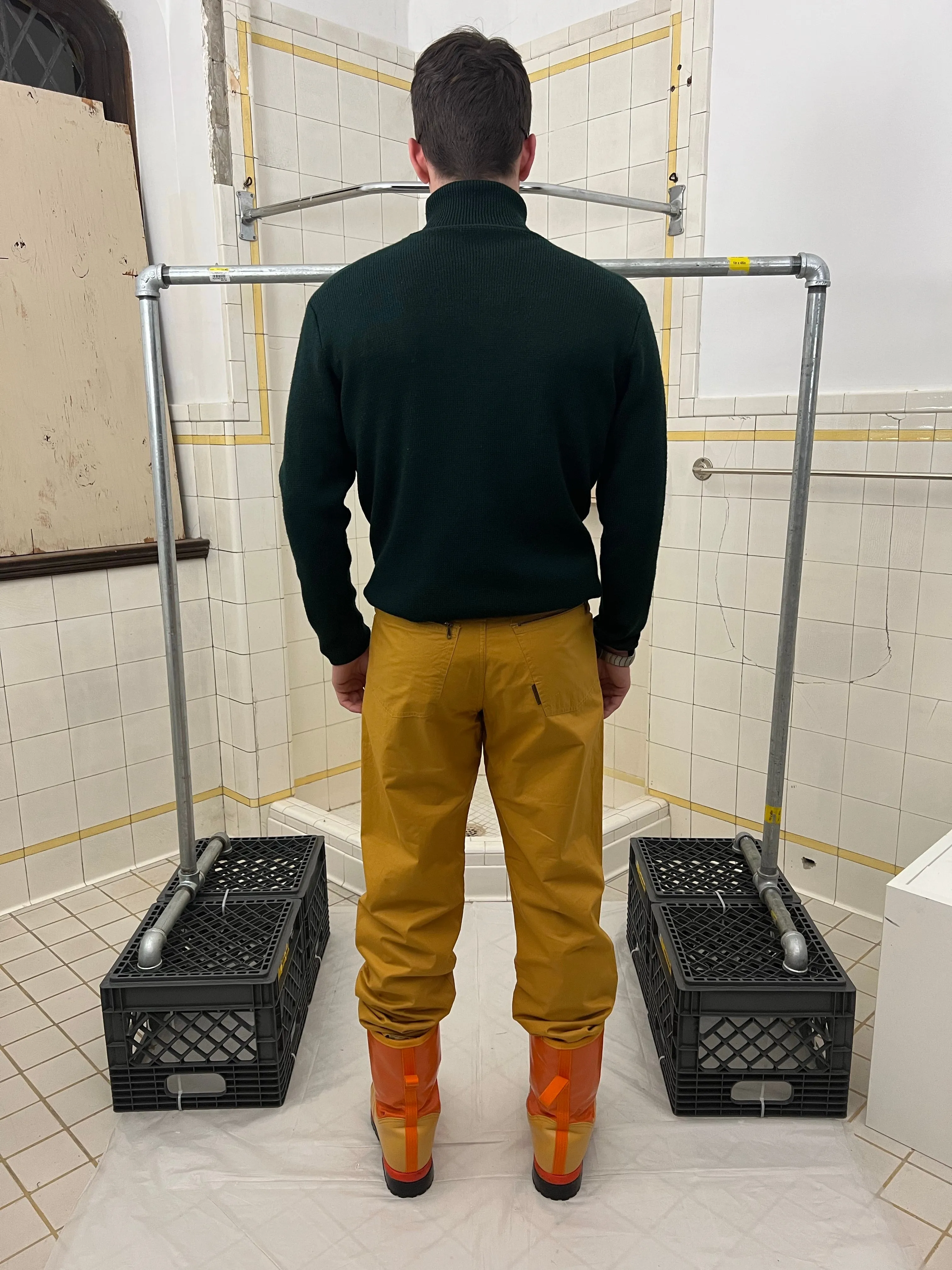 1980s Armani Yellow Ski Pants - Size M