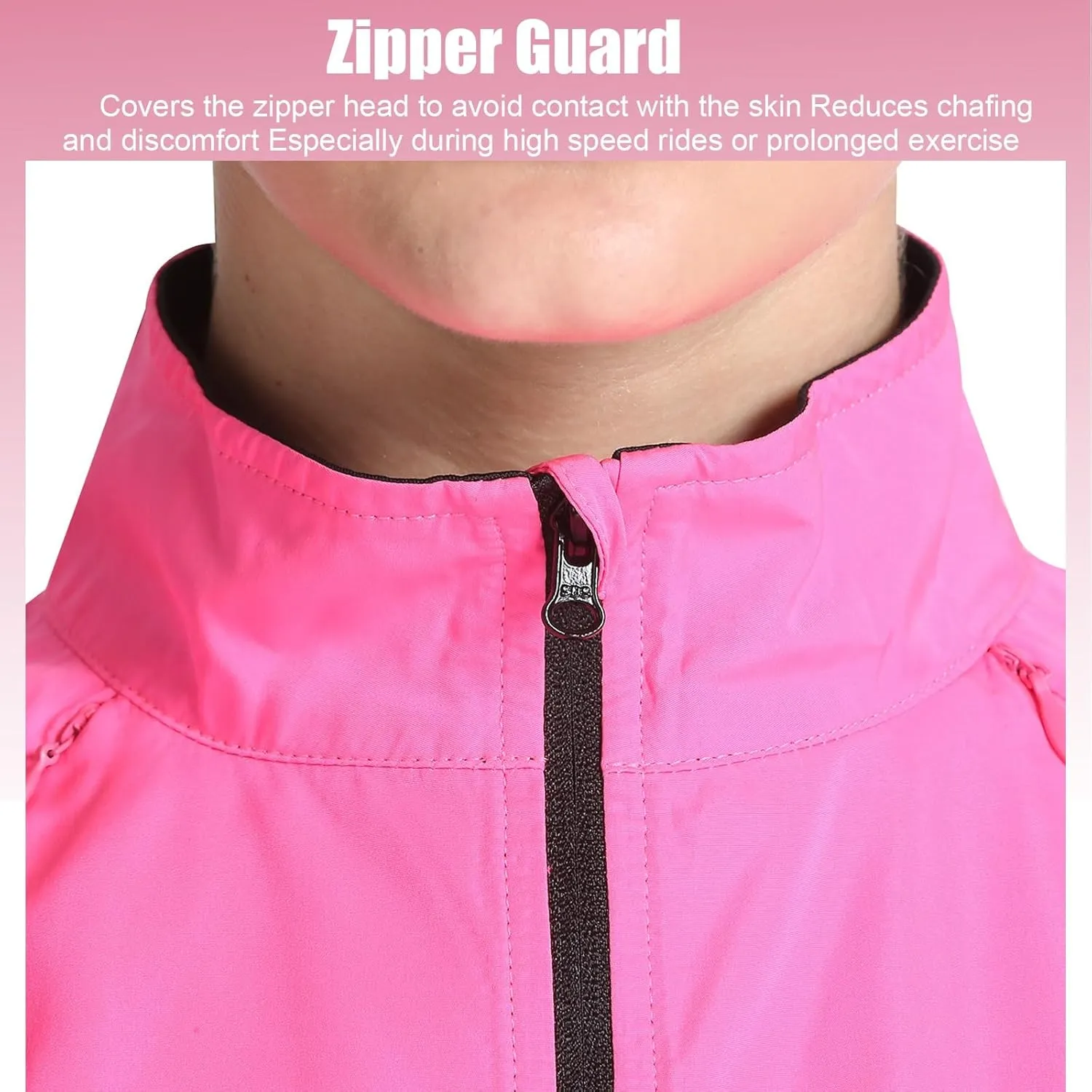 Gilet Sleeveless Cycling Jacket Womens，Breathable and Reflective Packable Jacket Cycling Hiking Sports