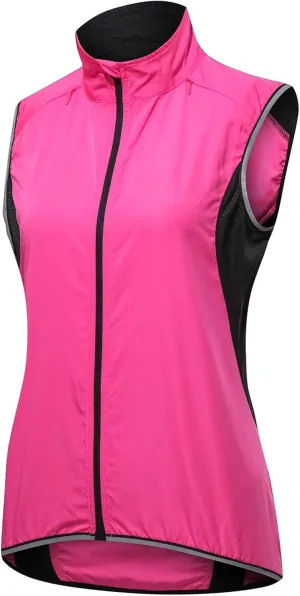 Gilet Sleeveless Cycling Jacket Womens，Breathable and Reflective Packable Jacket Cycling Hiking Sports