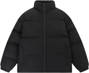 Mens Oversized Puffer Jacket Winter Warm Windproof Down Coat Parka Insulated Thermal Jacket Fashion Outerwear 2024
