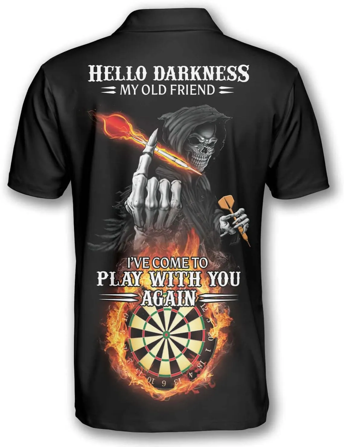 PRIMESTY Personalized Darts Shirts for Men, Custom Dart Jerseys for Teams, Darts Polo Shirts, Size S-5XL