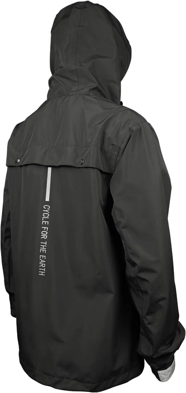 Rain Jacket Women Cycling Windbreaker Lightweight Running Bike Jackets Hooded Waterproof Hiking Coats With Pockets