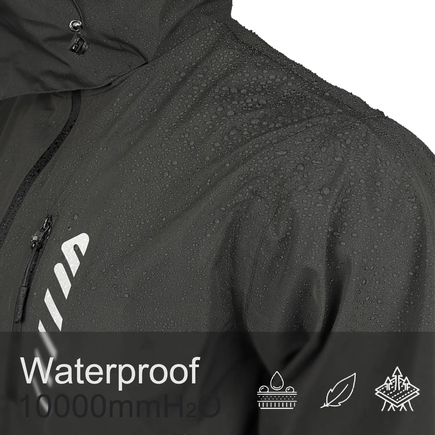 Rain Jacket Women Cycling Windbreaker Lightweight Running Bike Jackets Hooded Waterproof Hiking Coats With Pockets