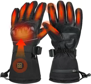 Rechargeable Electric Heated Gloves 5V 6000mAh - Men's & Women's Heated Cycling & Snow Sports Gloves