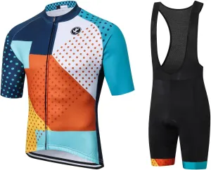UGLY FROG Pro Team Summer Men's Cycling Jersey Set Bib Shorts with 3D Padded Cycling Kits