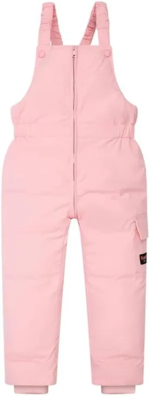 Weixinbuy Toddler Snow Pants Baby Boy Girl Winter Clothes Down Puffer Coat Waterproof Warm Snow Ski Bib Overalls Snowsuit